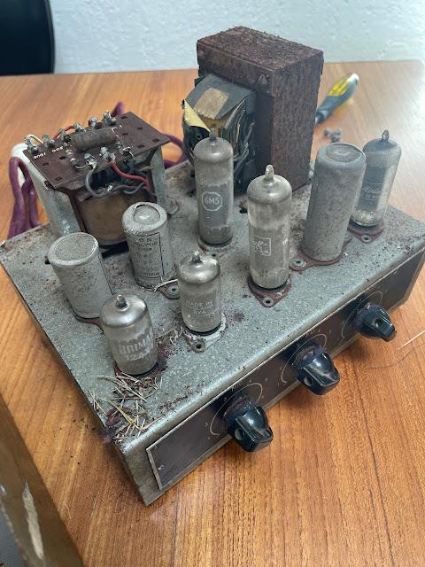 PHILIPS 976B pa valve amplifier head PHILIPS 976B pa valve amplifier head