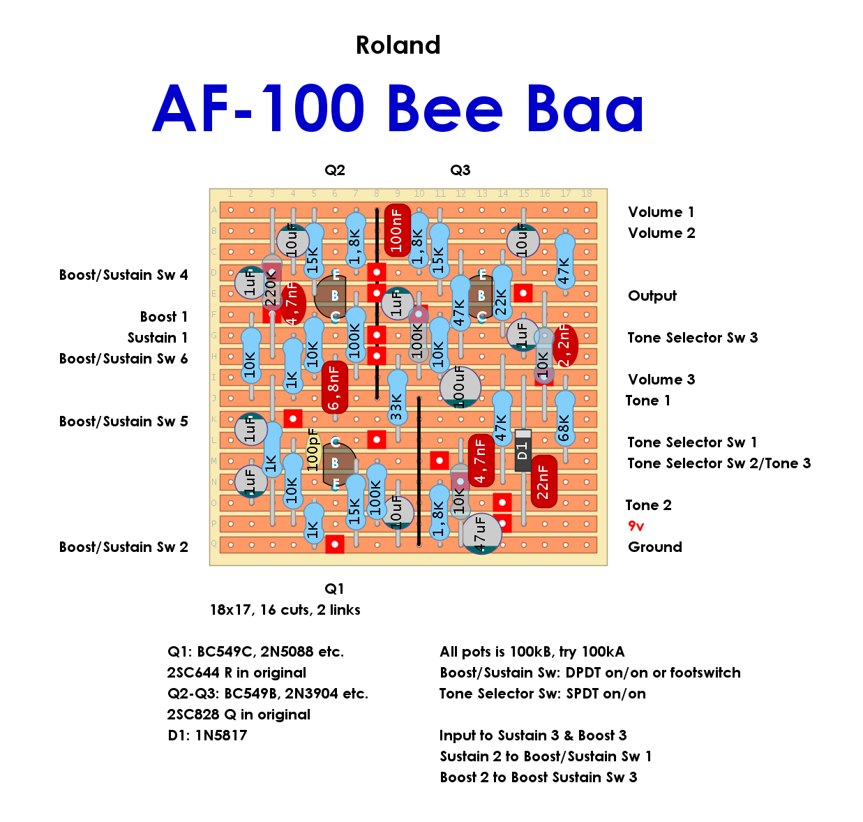 Roland AF 100 Bee Baa bee388311551