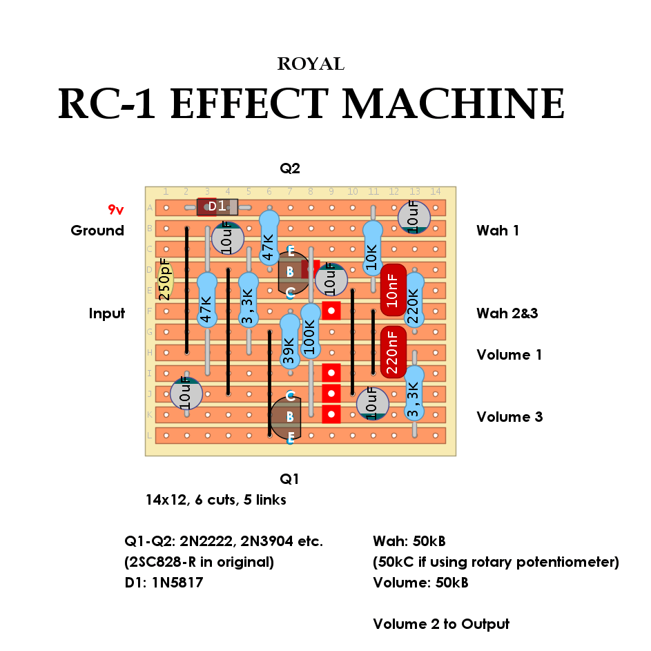 Royal RC1 Effect Machine Wah 1cfb54f86722