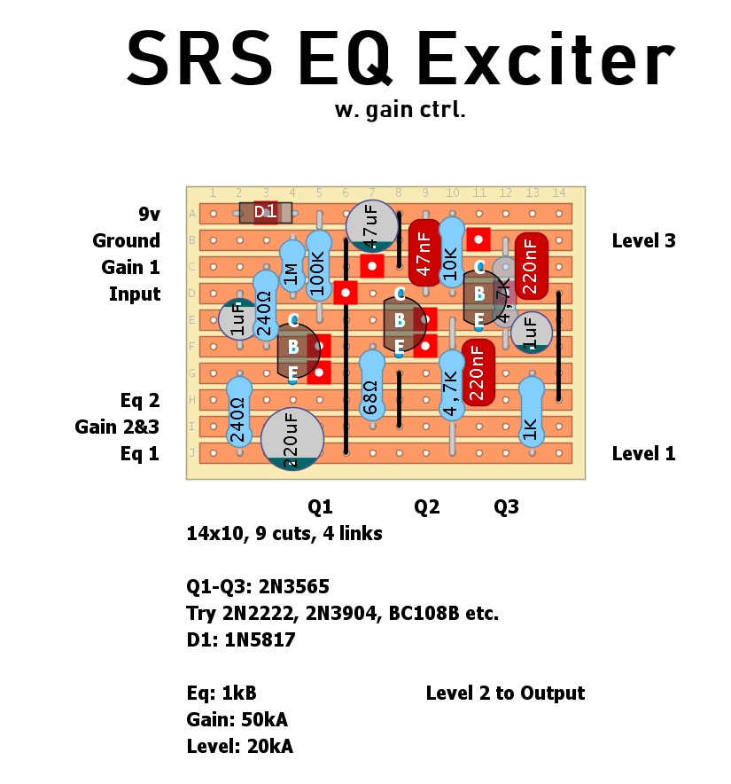 SRS EQ Exciter w gain ctrl