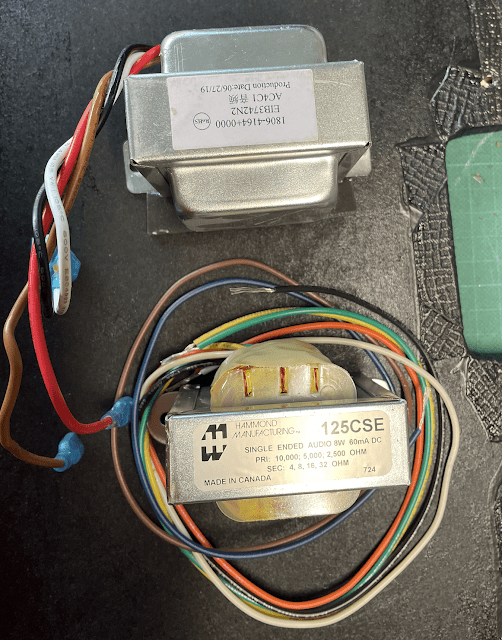 Vox AC4 - stock output transformer vs Hammond 125CSE