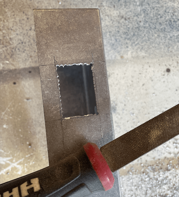 Pedal enclosure - battery cut-out Pedal enclosure - battery cut-out
