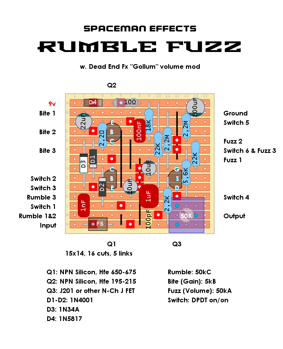 Spaceman Effects Rumble Fuzz Gollum mod 08719cb7e02f