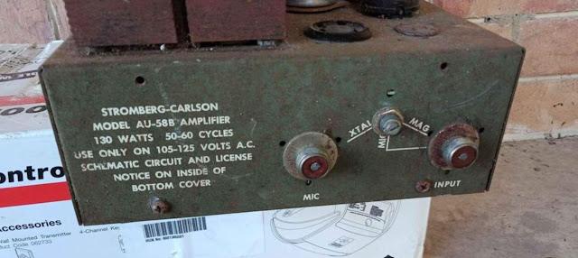 STROMBERG CARLSON: AU-58 Valve Amplifier STROMBERG CARLSON: AU-58 Valve Amplifier