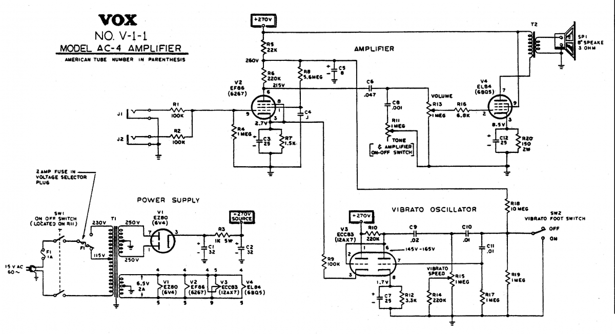 Vox AC4 original schematic bc4e875a782a