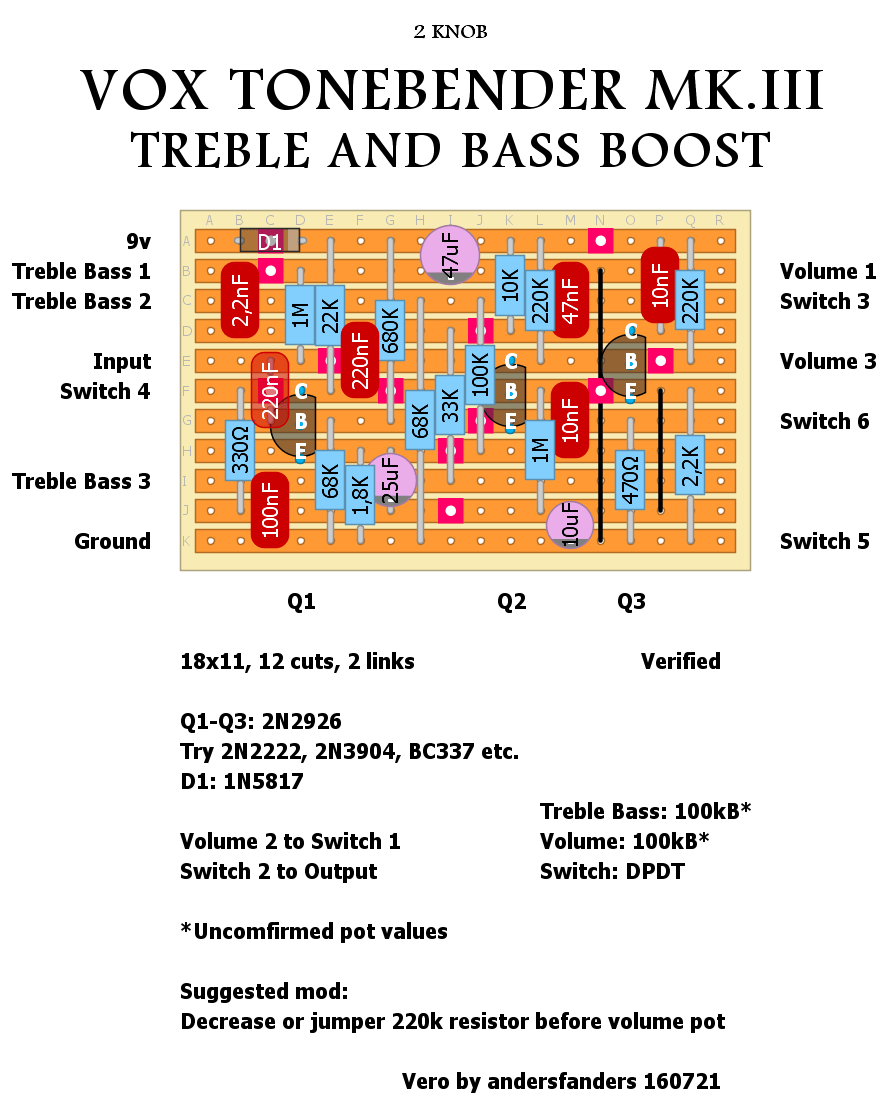 Vox MkIII Treble and Bass Booster cf19db1a3d18