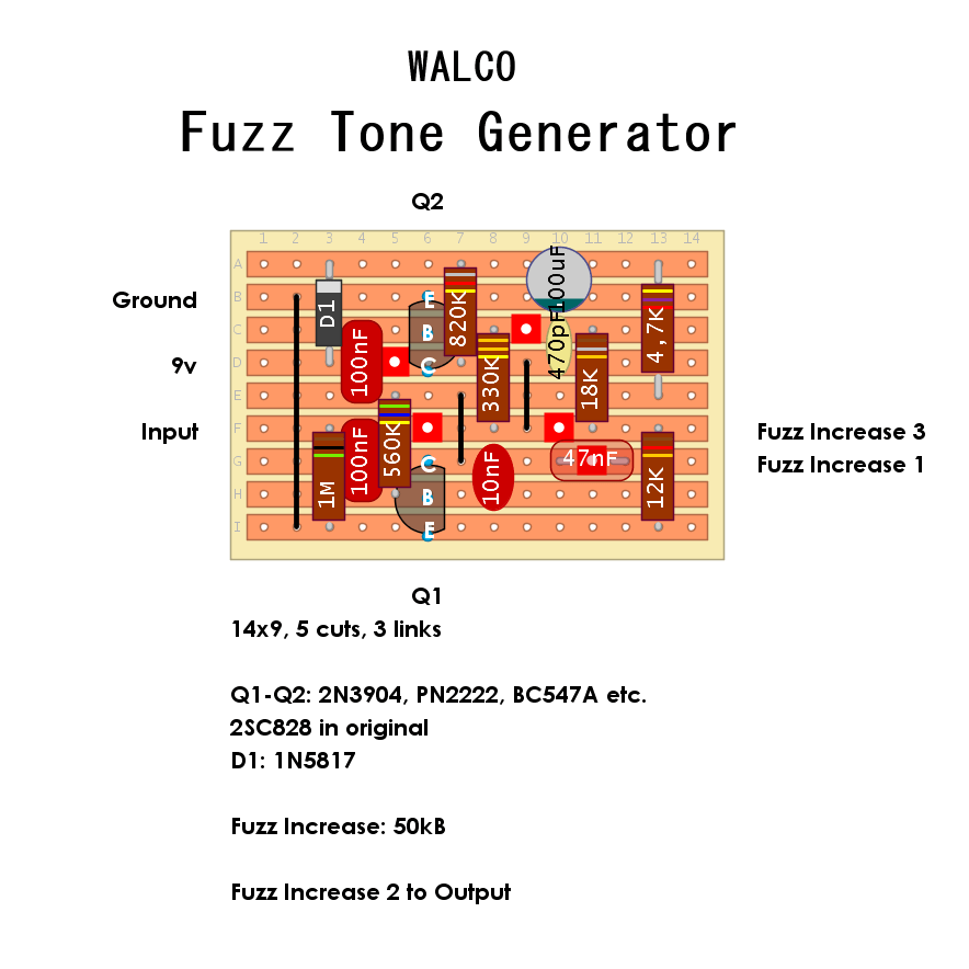 Walco fuzz Tone Generator 192ce3221832