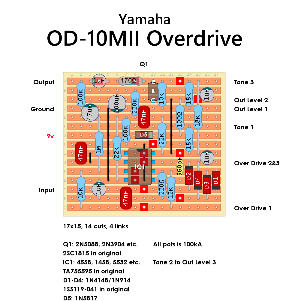 Yamaha OD 10MII Overdrive e31b1caee080