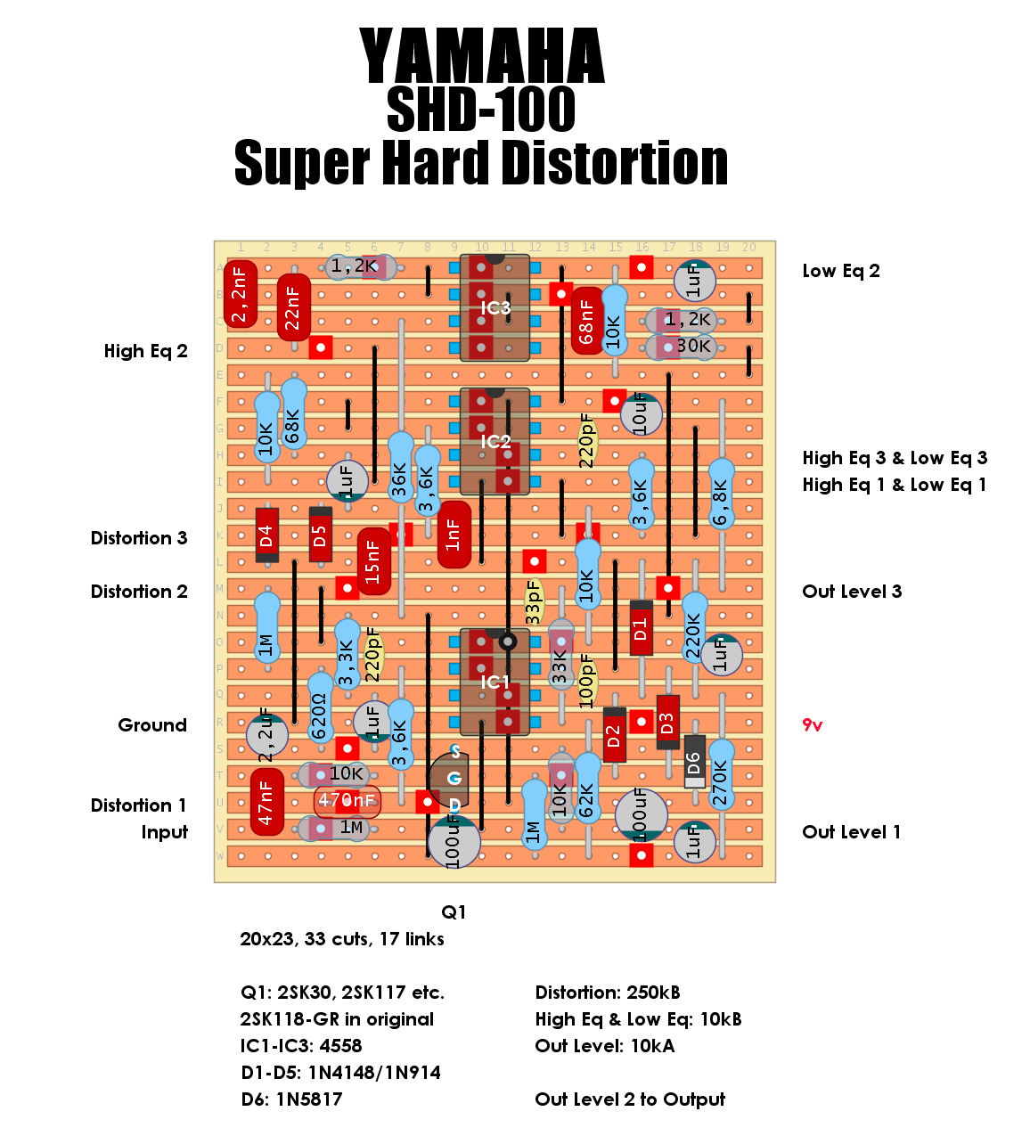 Yamaha SHD100 Super Hard Distortion 7c663db29298