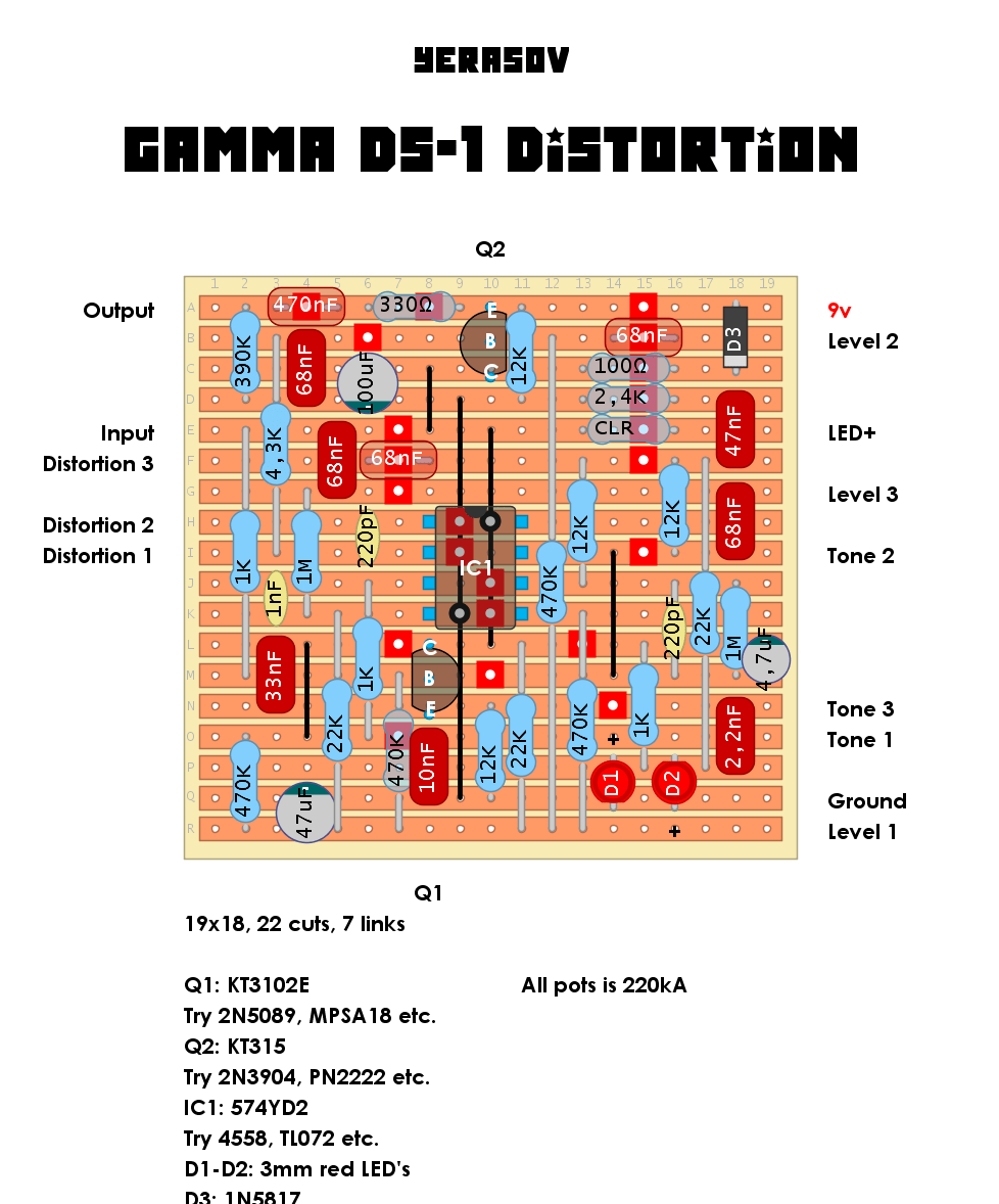 Yerasov Gamma DS1 Distortion a4466e146189