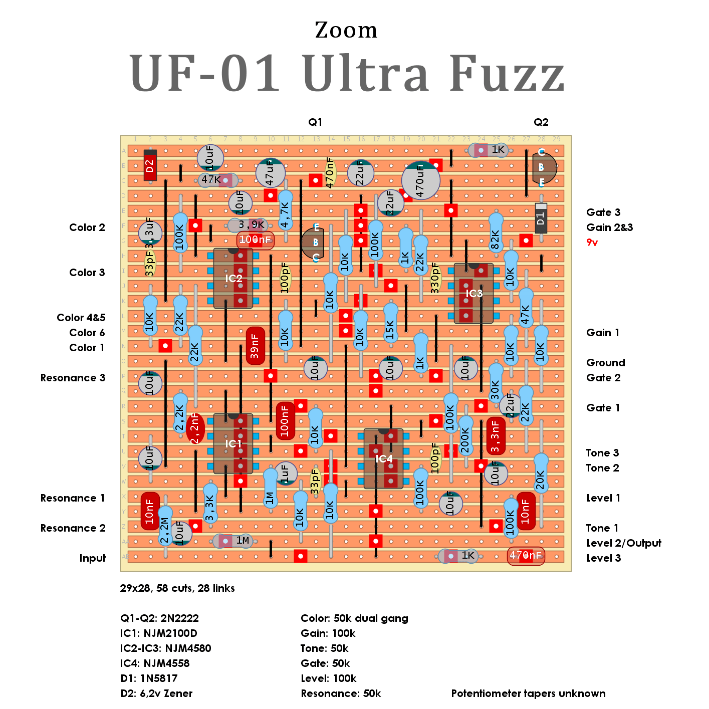 Zoom UF01 Ultra Fuzz 28e2a1e65692