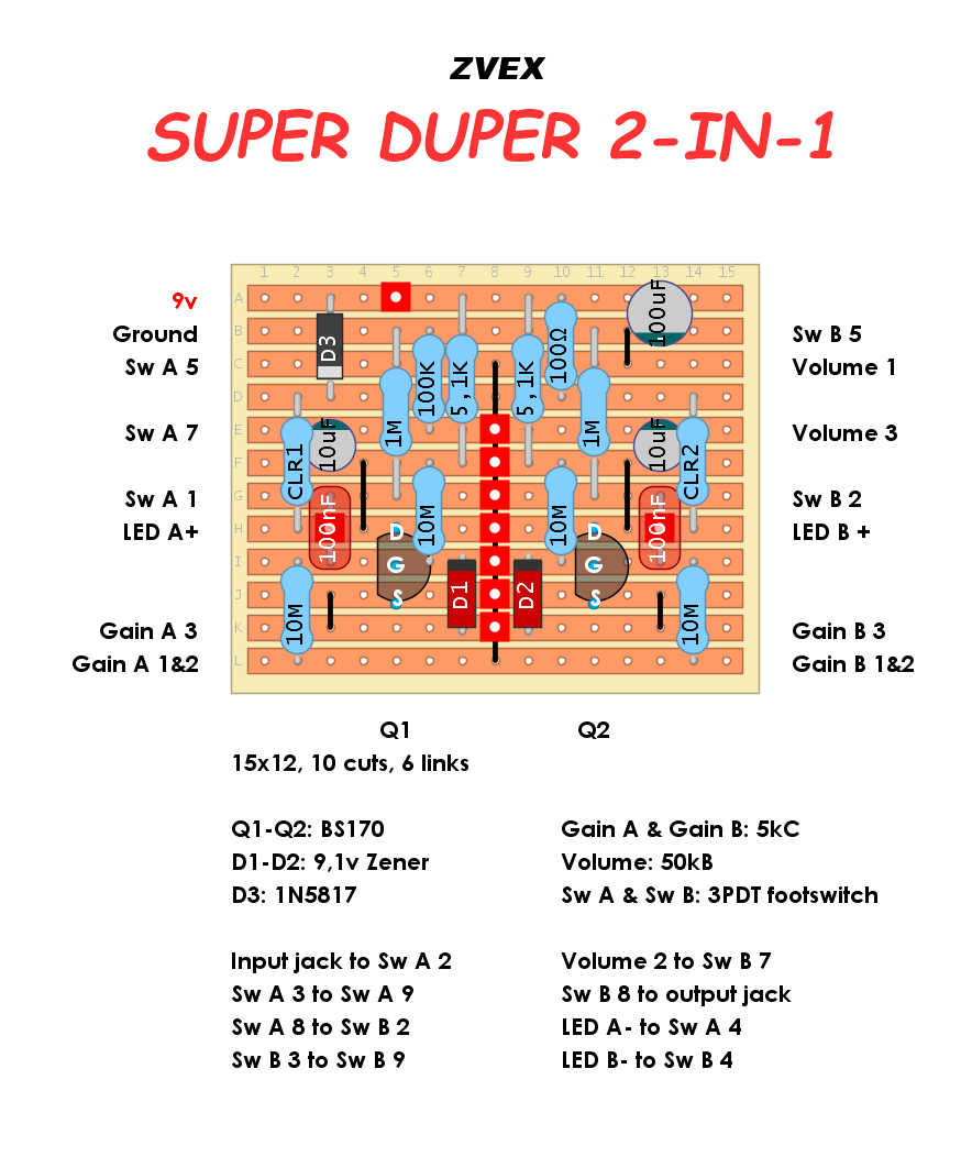 Zvex Super Duper 2 in 1 e35a81c632b3