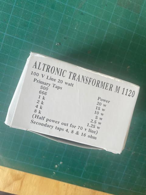 Altronics M1122 transformer in box