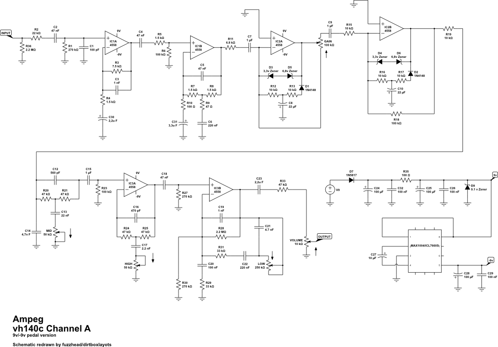 Ampeg vh140c schematic fuzzhead ab360910aa8b