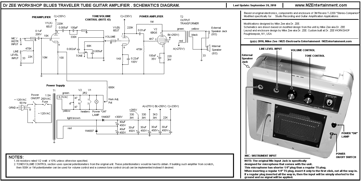 Dr zee blues traveler guitar amp schematics babb57c9b3fd