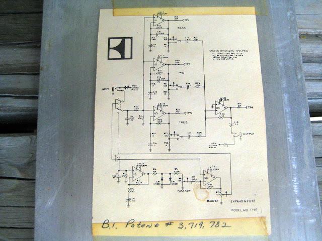 GRETSCH EXPANDA FUZZ - ORIGINAL SCHEMATIC