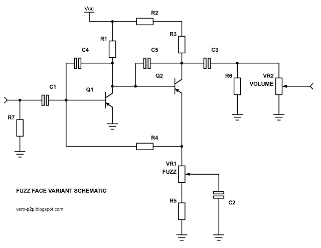 fuzz face variant schematic fuzz face variant schematic