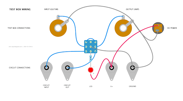 guitar effect test box wiring diagram