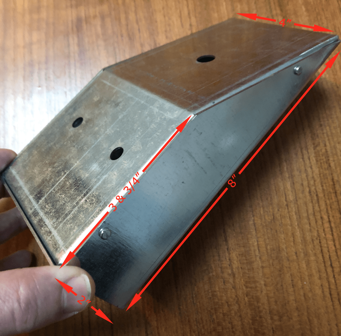 PHOTOS OF THE TONE BENDER MKI ENCLOSURE WITH DIMENSIONS PHOTOS OF THE TONE BENDER MKI ENCLOSURE WITH DIMENSIONS